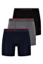 Men'S, Licensed, Uspa, 3-Piece Long Leg Boxer Set (Boxed)