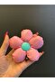 12X12 cm Bright Pink Flower Brooch Lapel Pin - 3