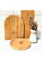 Bamboo Large Size Round Compartment Snack Bowl & Breakfast Presentation Plate – with Glass Lid 28X28X3 cm - 3