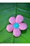 12X12 cm Bright Pink Flower Brooch Lapel Pin - 4
