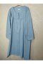 Oversize, Thick, winter, raised inside, 3 buttons, 100% cotton, large size, long mother's nightgown - 2