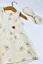 Floral Patterned Bandana Girl Jumpsuit - 2