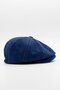 Men's Denim British Newsboy Cap - Dark Blue Denim Hat |   Standard Fit/Flexible - 4