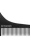 T4B LUSSONI BC 600 Professional Plastic Barber Hair Comb For Beard And Men's Hair - 4