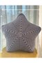 Decorative Knitted Star Throw Pillow - 2