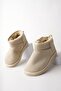 SNOW Guaranteed Unisex Children's Daily Mini Ankle Boots with Thick Sole and Furry Inside