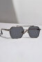 Unisex Smoke Black Uv400 Glass Sunglasses - 4