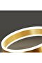 A F N LIGHTINGS AFN Multiple Light Gold Metal Tiered Modern Pendant LED Circle Combination Light - 3