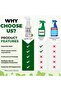 32 oz Peppermint Spray - Protects Against Spider Mites, Insects, Gnats, Fungus, Includes Cloth - 5