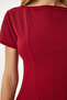 Godeli Mini Woven Dress Claret Red Lub0084 - 4