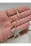 Milka Star Brand Model Chain Gold Necklace