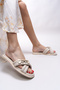 Yvtheris Women's Slippers 0012420 Beige Skin - 4