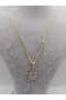 Milka Star Brand Model Chain Gold Necklace - 4