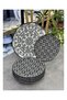 Tiffany Ethnic Black Vintage Detailed 7 Piece Cake Set