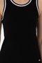 Women's Black Sleeveless Crew Neck T-Shirt 50305857-Vr046 - 6