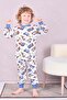 Boy/Baby 100% Cotton Pajamas Set 1850-Navy - 2