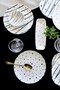 Tabak evi porcelain dash breakfast set for 6 people, 14 pieces tvl14kahprs1103 - 4