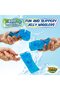 Magic Wigglers Water Snake Fidget Toy - 4-Pack, 5-inch Squishy Sensory Stress Relief Gift - 3