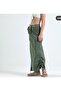 Very Detailed Linen Lycra Skirt - 3