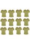 Military Green 12-Pack Undershirt 100% Cotton