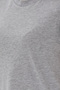 Women's Gray Melange Crew Neck Basic T-Shirt 50305879-Vr086 - 7