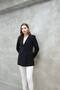 Double Button Fashionable Turn Blazer Jacket - 6