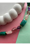 Amazonite- Amethyst- Strawberry Quartz - Pink Quartz Natural Stone Necklace - 4