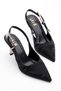 Lai̇la Velvet Side Buckle Daily Comfortable Stylish and Elegant Women's Shoes - 5