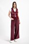 Hatunatila Women's Acrylic Drainage Vest Claret Red - 5157 - 3