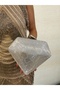 Women's Snake Silver Evening Dress Clutch Chain Strap Hand Wedding Engagement Night Shoulder Bag - 3