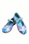 Printed Blue Girl's Ballerina Ballet - 3