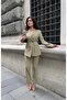 Women S Blazer Jacket & Pants Set - Reflect Your Style with Stylish Details - 2