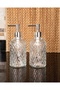 2 Pieces Luxury Glass Liquid Soap Dispenser Dishwashing Liquid Bottle Soap Dispenser Set - 5