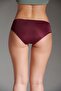 Women's Slip Panties C11001 Claret Red - 4