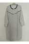 Oversize, Thick, winter, raised inside, 3 buttons, 100% cotton, large size, long mother's nightgown - 6