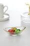 Art - 6 Pieces Glass Mini Oval Bowl - Turkish Delight Bowl - Jam Bowl - Snack Bowl - Sugar Bowl - Sauce Bowl - 4