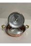 Sebe Home Copper Helvane Pan with Cover No:3 - 4