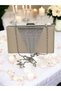 Nude Satin Silver Stone Evening Dress Bag Evening Bag Engagement Wedding Bag 2026 Fashion Trend Design - 6