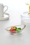 Art - 6 Pieces Glass Mini Oval Bowl - Turkish Delight Bowl - Jam Bowl - Snack Bowl - Sugar Bowl - Sauce Bowl - 3
