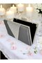 2026 Special Series Gray Satin Evening Dress Bag , Elegant Plated Women's Stylish Night Wedding Engagement Dress with Platinum Stones - 3