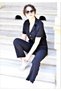 Women's Black Buttoned Pocketed Waist Ruched Belt Short Sleeve Jacket Collar Casual Overalls Yb2622462 2622462 - 2