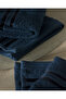 Maynor Border Flocked 2-Piece 100% Cotton Hand Towel - Navy Blue - 2