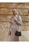 Büka Women's Stylish Evening Dress Bag with Stone Finger Interlocking Ring - 2