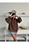 Embroidered Blouse with Lace-Up Collar - 5