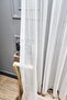 Farbateks New Modern 3-Layer Tulle Curtain with Knitted Stripes - 5