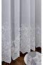 Farbateks Planting Spreader Pattern Don't Want Iron Anti-Wrinkle Tulle 3 Layers Pleated Tulle Curtain - 4
