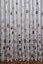 Brown Coffee Pattern Brillant Kitchen Tulle Curtain 2-Layer Pleated - 2