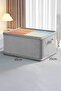 Clothing Storage Box Organizer 45X25X20Cm - Gray Spotted - 2