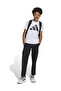 White - Black Boys' Printed T-Shirt Jc9659-J Bl Tee 160
