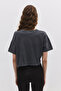 Crop T-Shirt with Cut Out Shoulders - 5